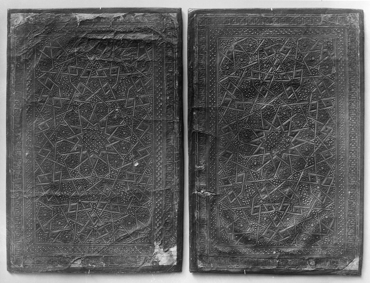 Bookbinding, Leather, gold; stamped, tooled