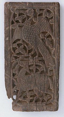 Panel, Wood (ebony); carved