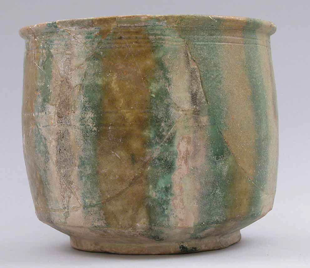 Jar, Earthenware; glazed