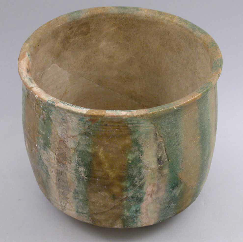 Jar, Earthenware; glazed