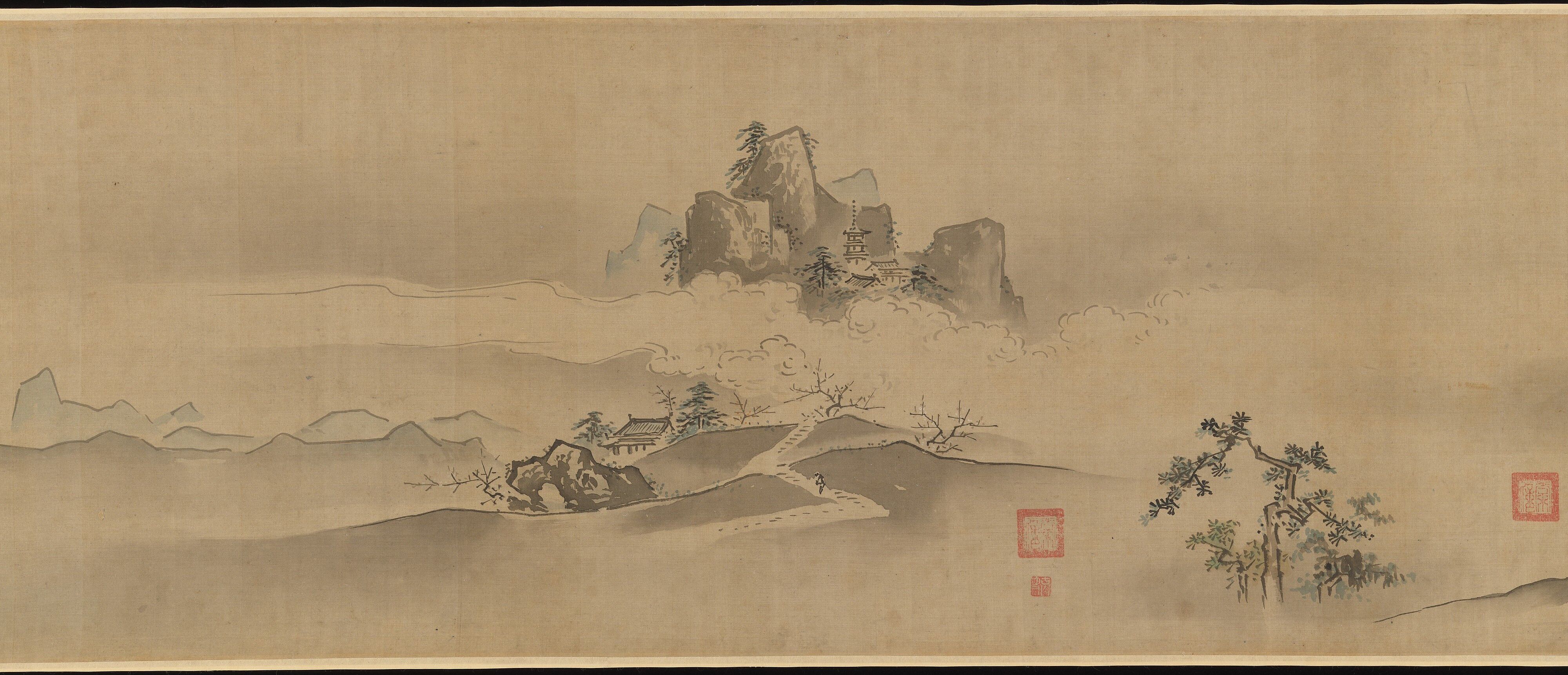 Kano Tsunenobu - Eight Views of the Xiao and Xiang Rivers - Japan