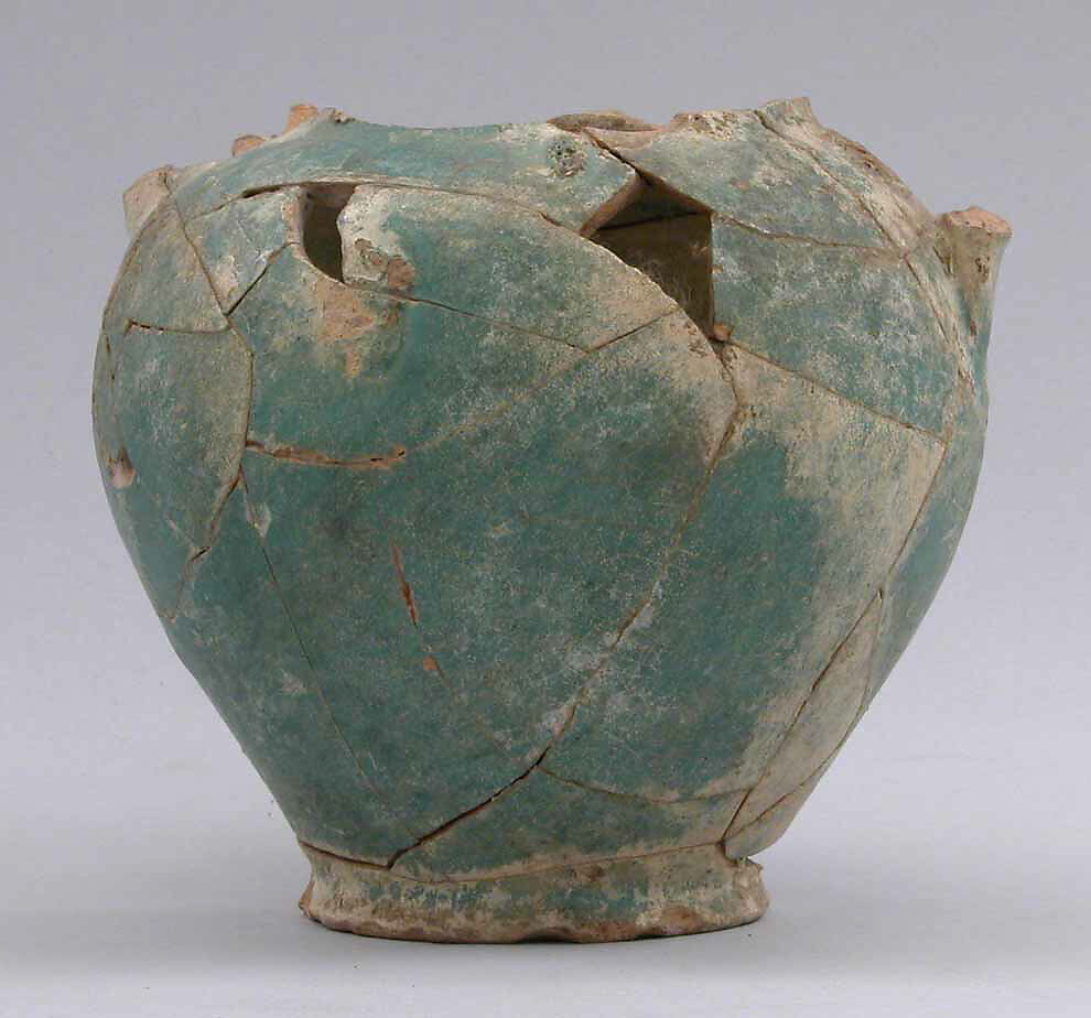 Jar, Earthenware; glazed 