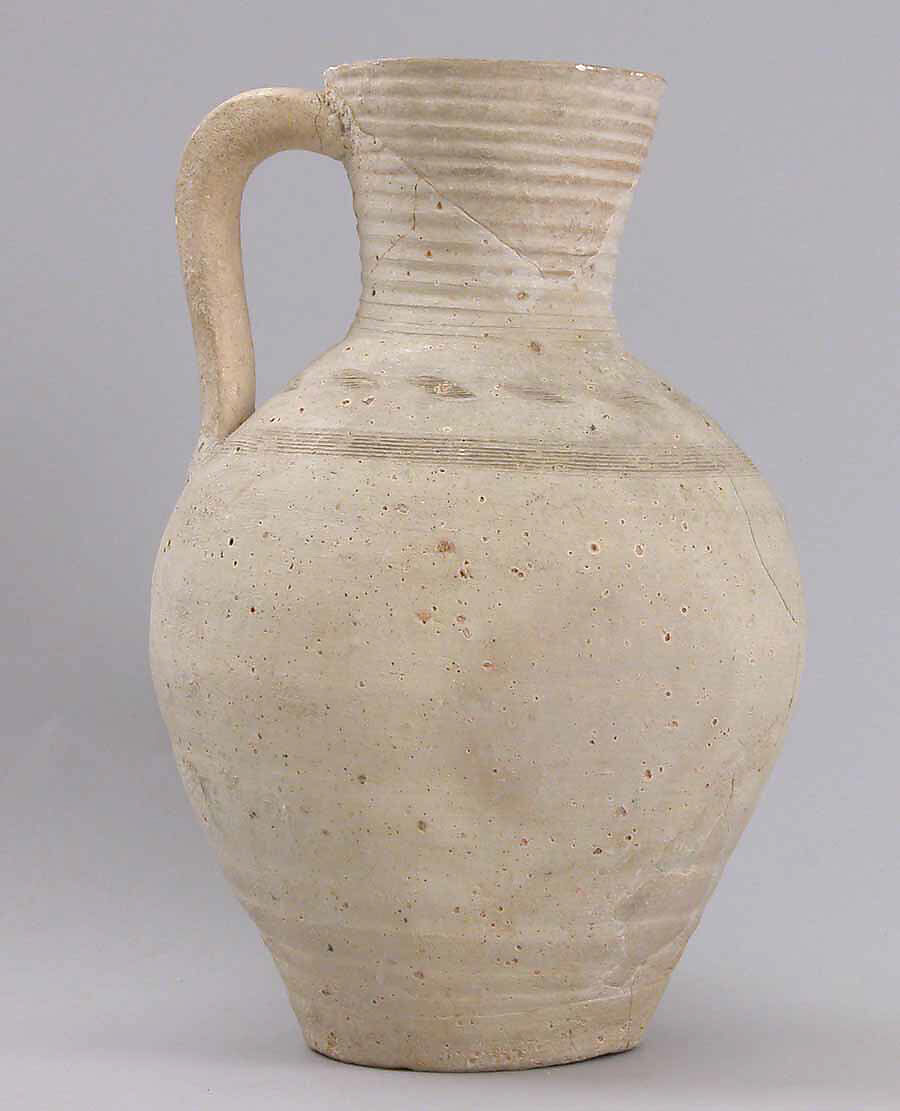 Ewer, Earthenware; unglazed 