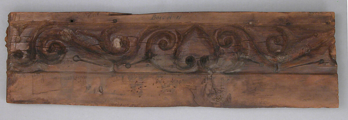 Panel, Wood; carved 