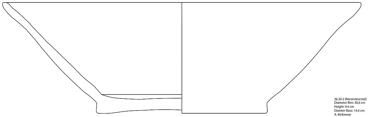 Bowl, Earthenware; incised decoration under monochrome glaze