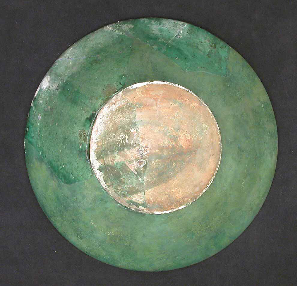 Bowl, Earthenware; incised decoration under monochrome glaze