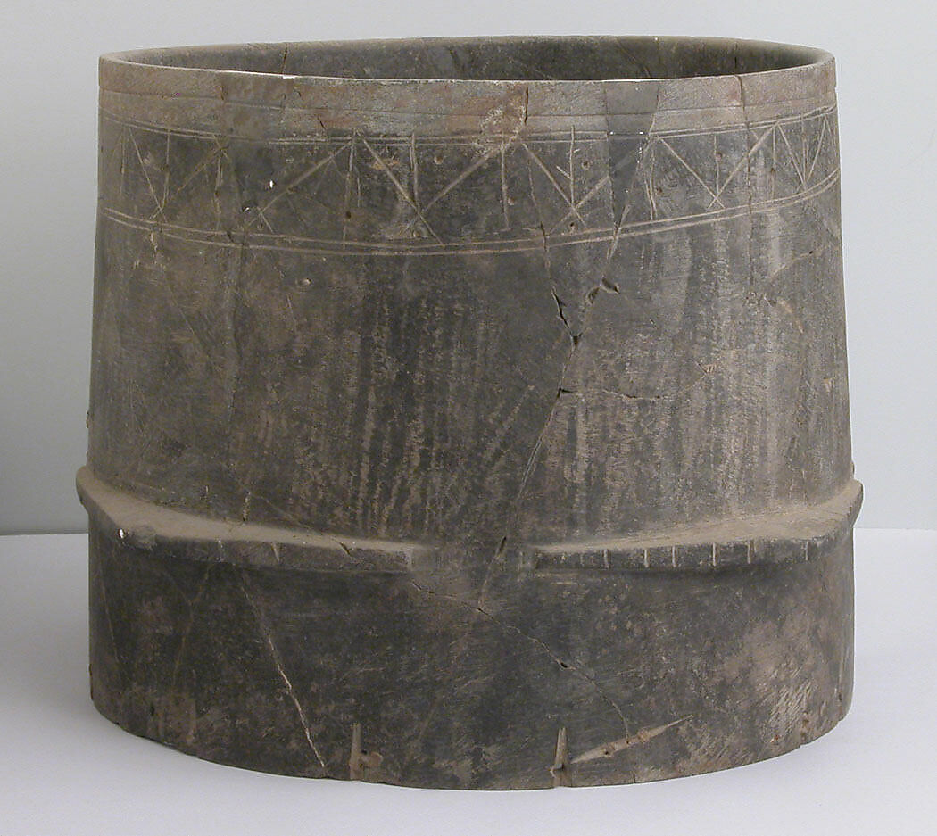 Jar, Stone; carved and incised 