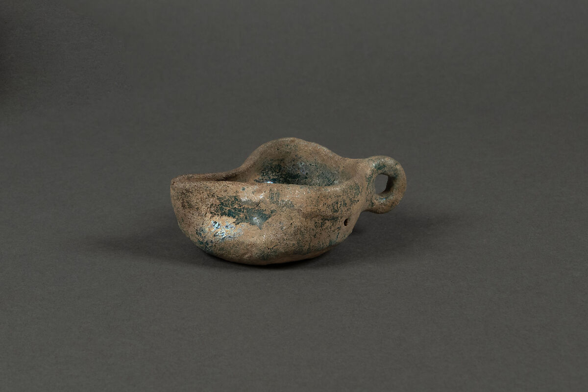 Lamp, Stonepaste; turquoise glaze
