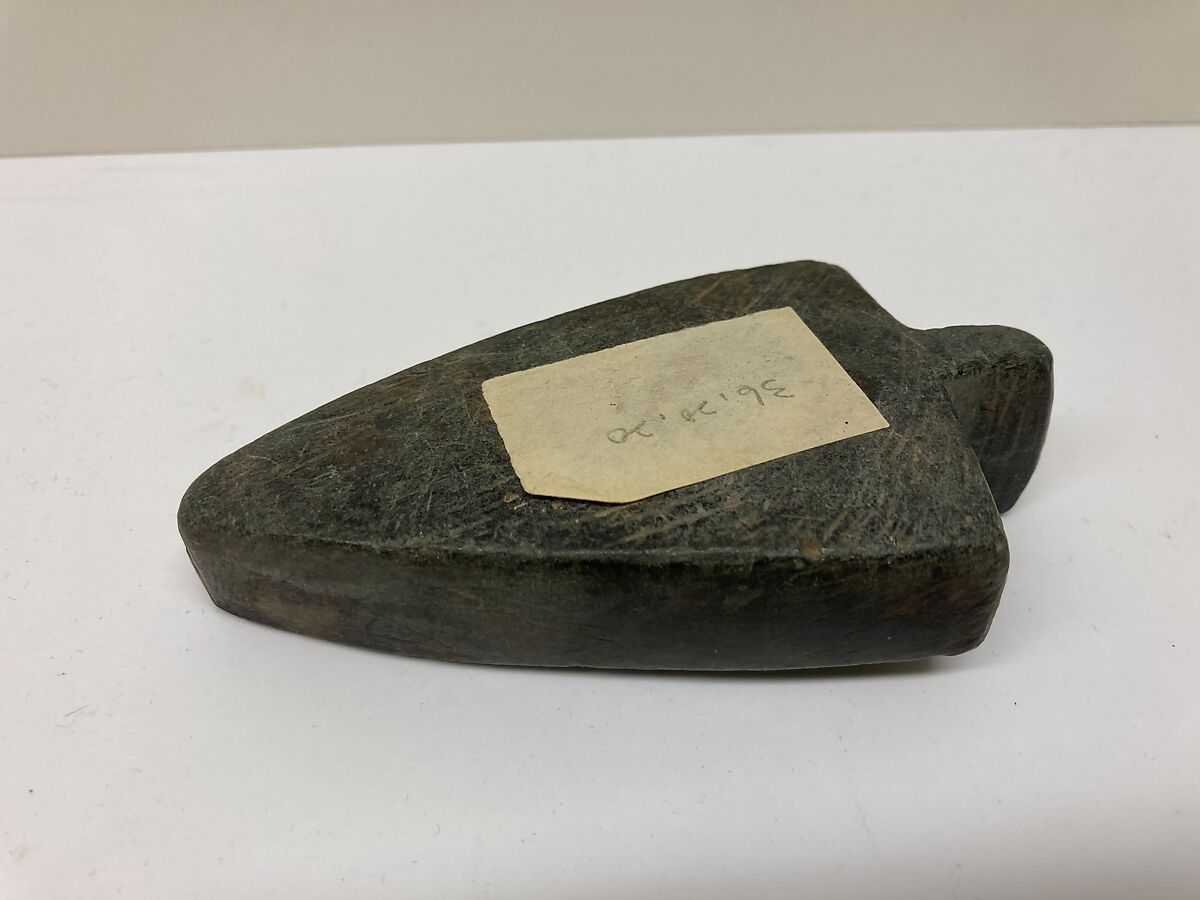 Lamp, Stone; carved