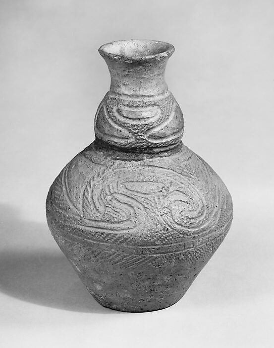 Jar, Earthenware with cord-marked and incised decoration (Tokoshinai 5 type), Japan 