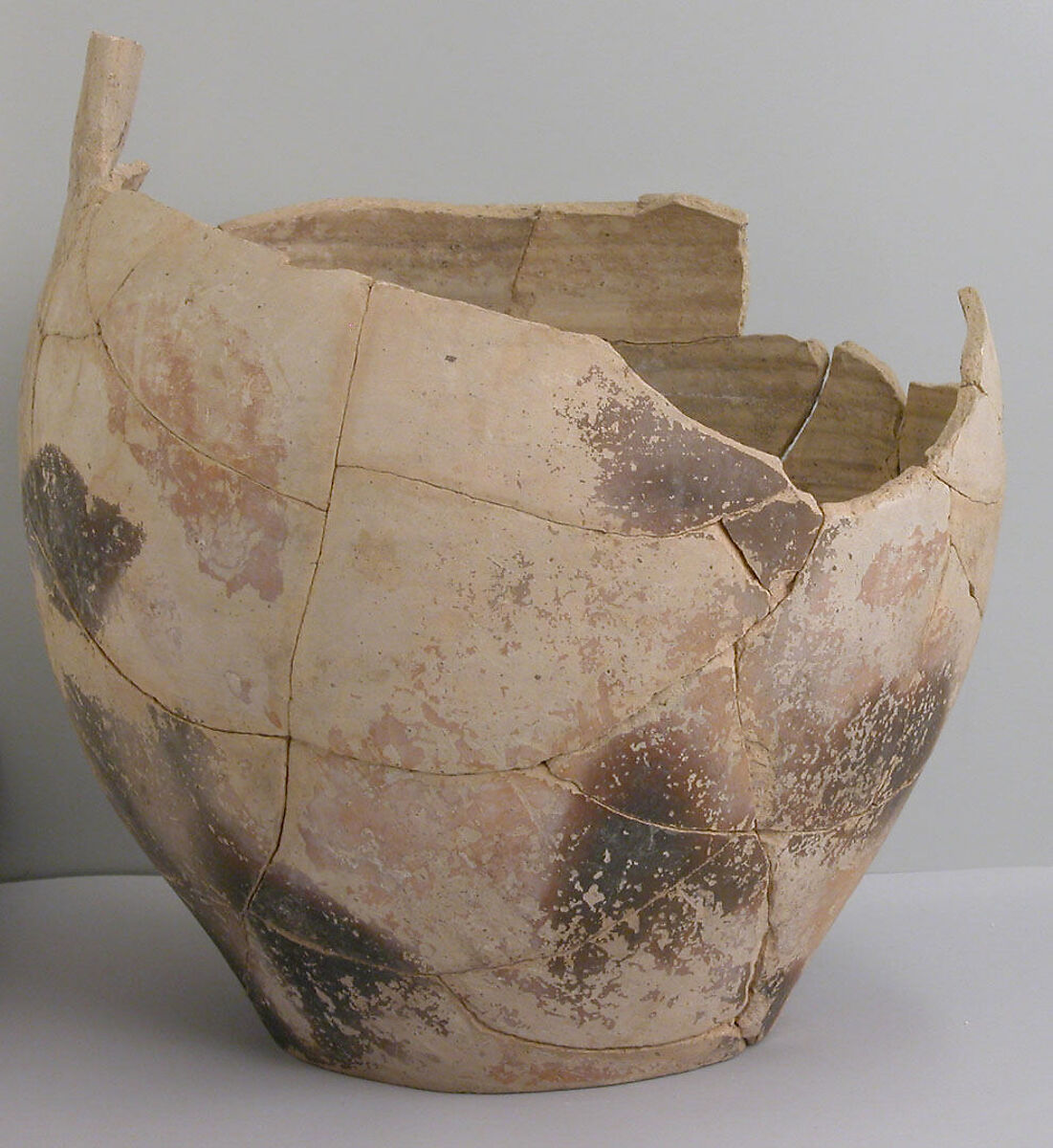 Fragmentary Jar, Earthenware; incised 