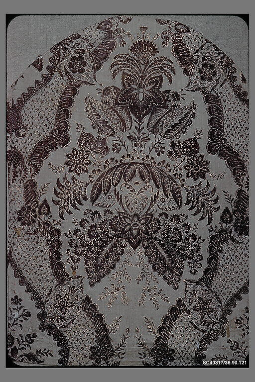Textile Panel of Chintz, Cotton; printed