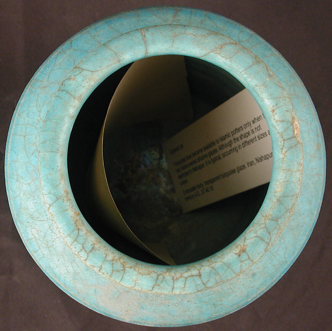 Ribbed Jar, Stonepaste; monochrome glaze