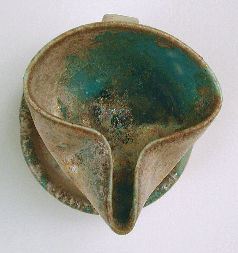 Lamp, Stonepaste; monochrome glazed