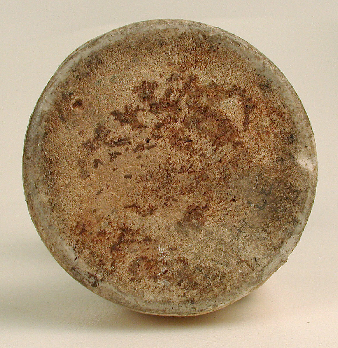 Lamp, Stonepaste; monochrome glazed