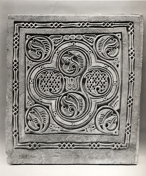 Dado Panel, Plaster; cast