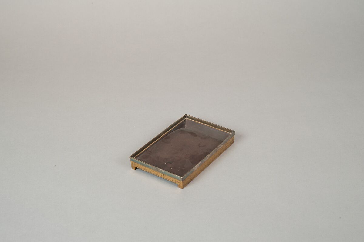 Writing Box (Suzuribako) with Episodes from the Tales of Ise (Ise monogatari), Nakayama Komin (Japanese, 1808–1870), Gold maki-e with inlaid silver on lacquer, Japan