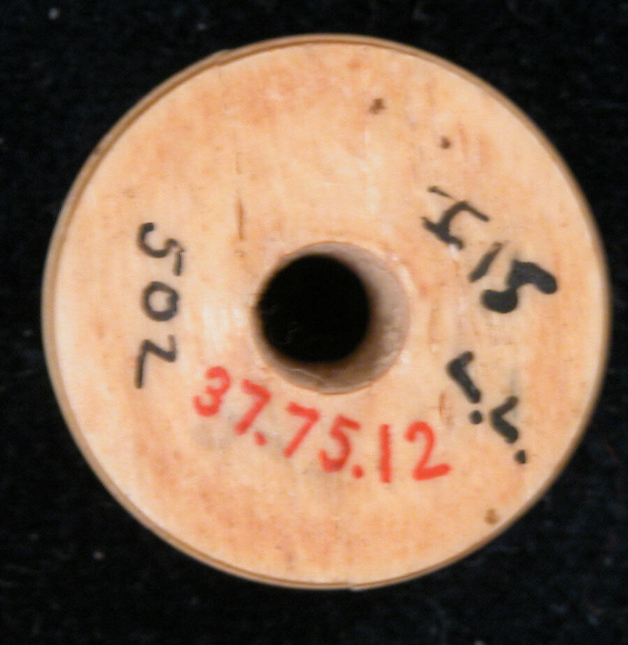 Button or Spindle Whorl, Bone; incised