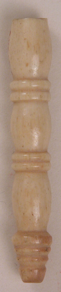 Rod or Bobbin, Bone; carved 