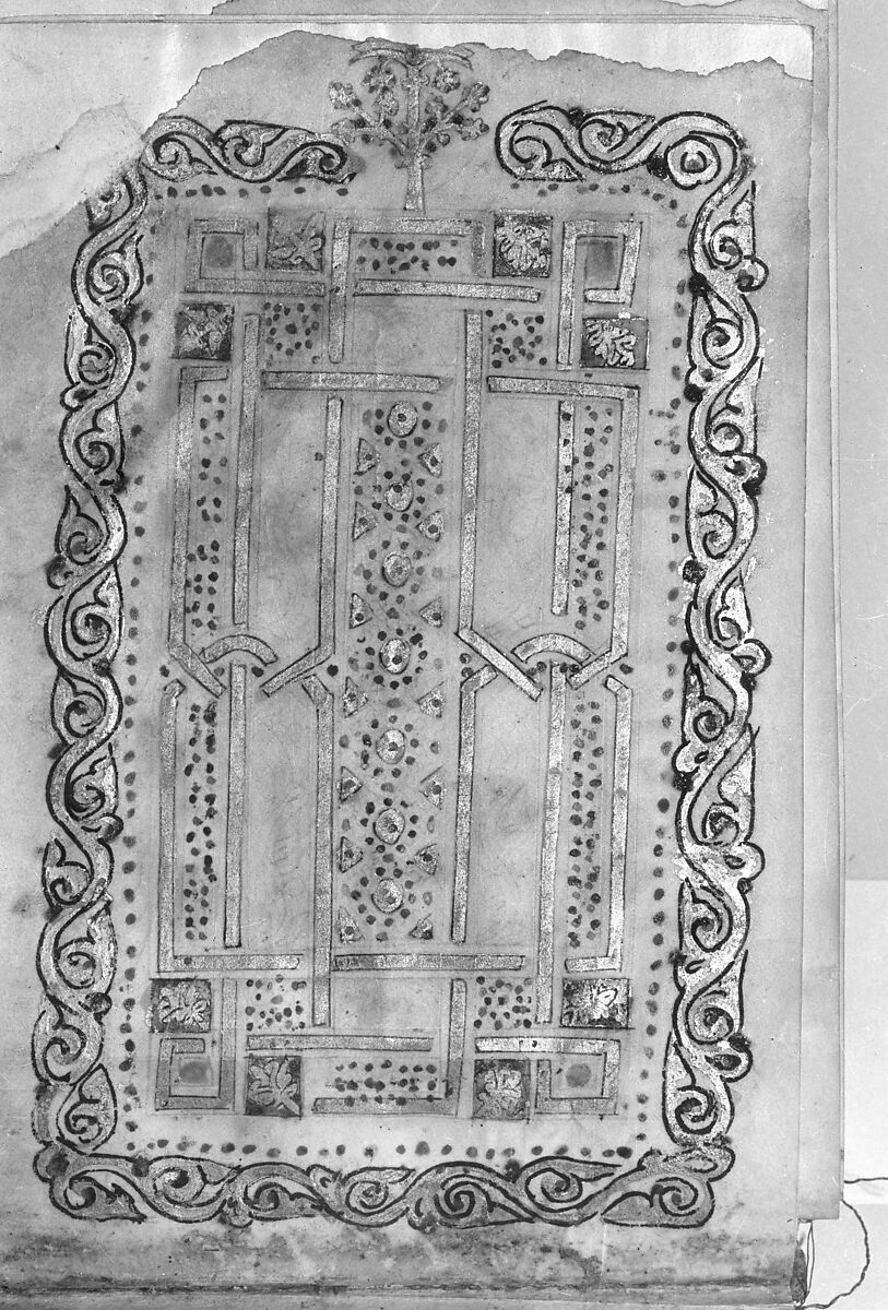 Qur'an Manuscript, Main support: ink, opaque watercolor, and gold on parchment; Binding: leather; tooled