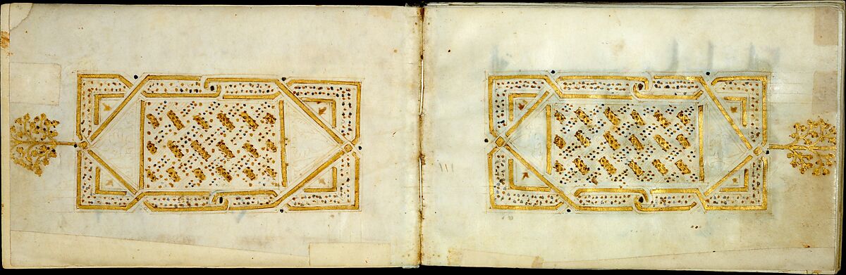Qur'an Manuscript, Main support: ink, opaque watercolor, and gold on parchment; Binding: leather; tooled