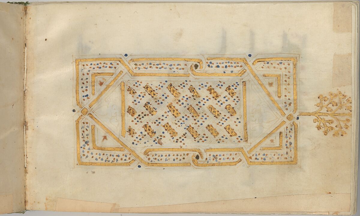 Qur'an Manuscript, Main support: ink, opaque watercolor, and gold on parchment; Binding: leather; tooled