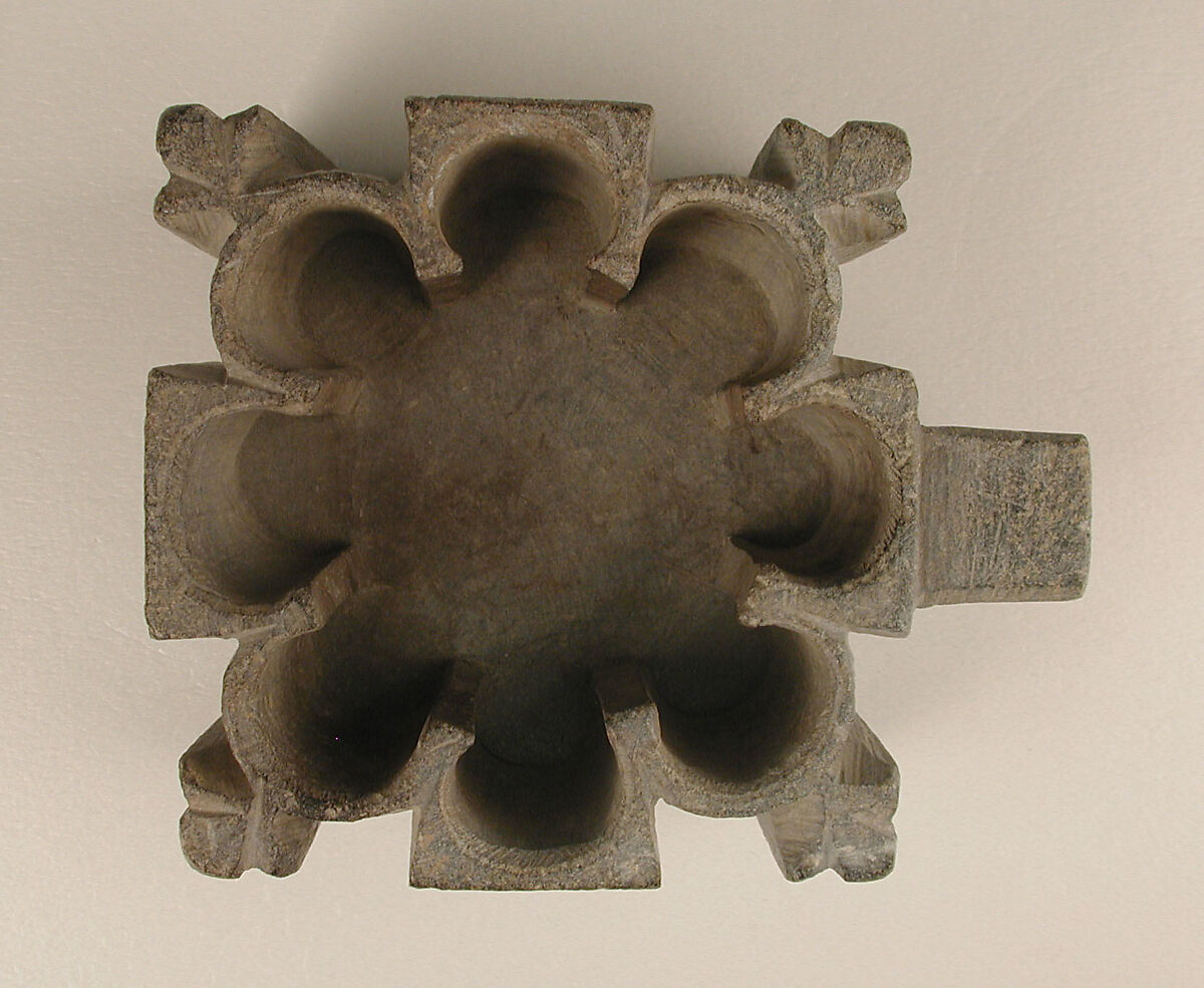 Lamp, Steatite; carved, incised