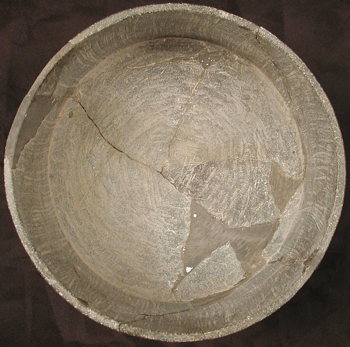Pot, Stone; carved
