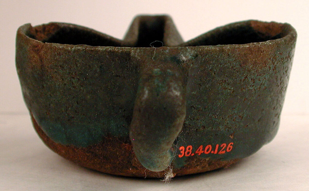 Lamp, Stonepaste; monochrome glazed