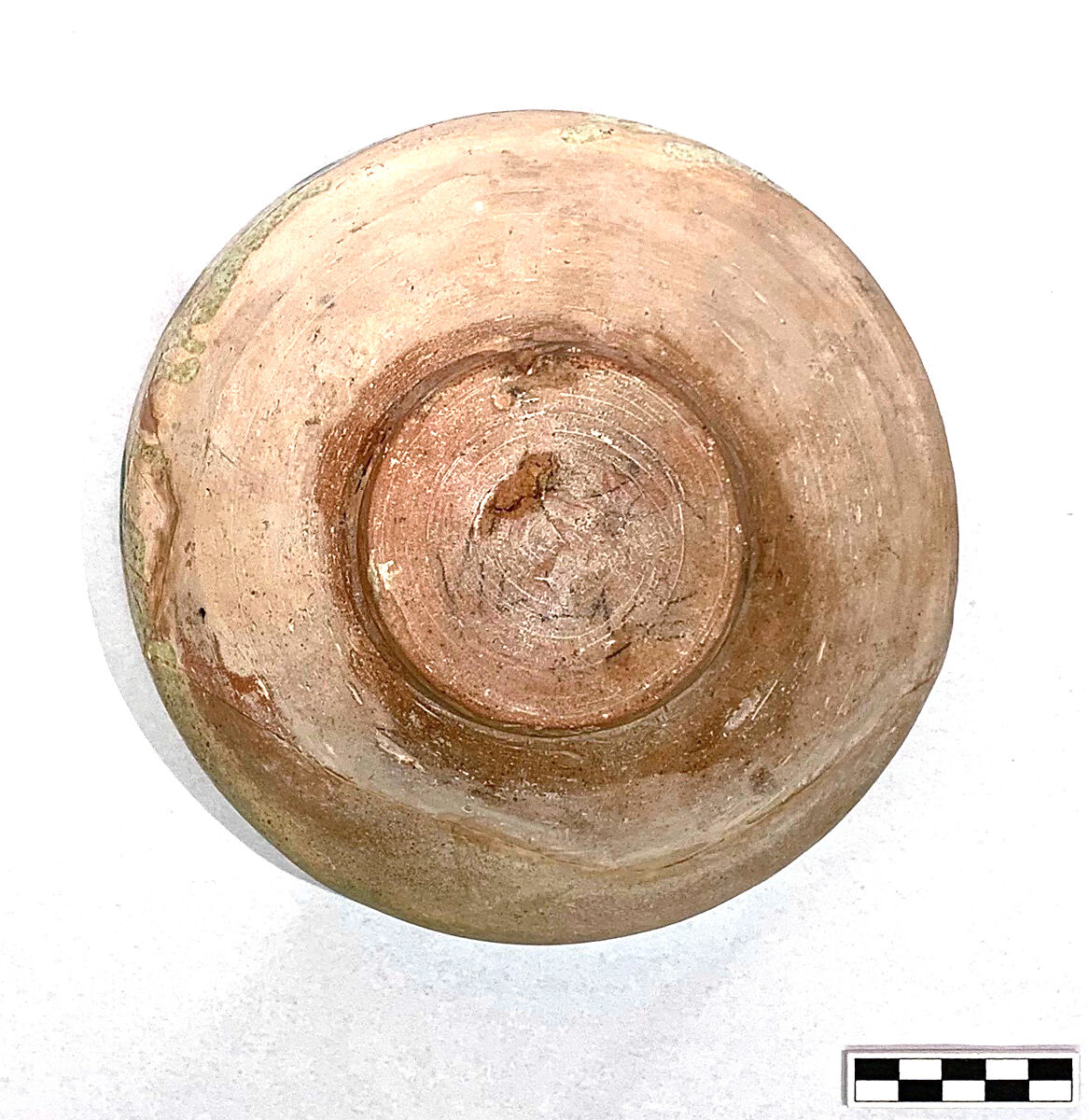 Bowl, Earthenware; slip covered with polychrome slip decoration under transparent glaze, incised