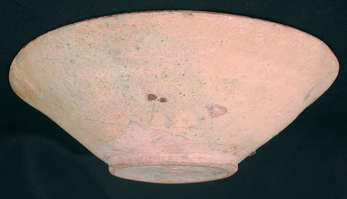 Bowl, Earthenware; underglaze painted and incised decoration under monochrome transparent glaze