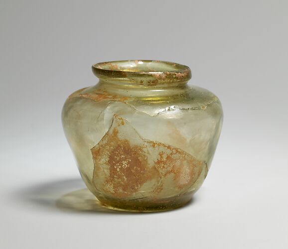 Green Glass Jar