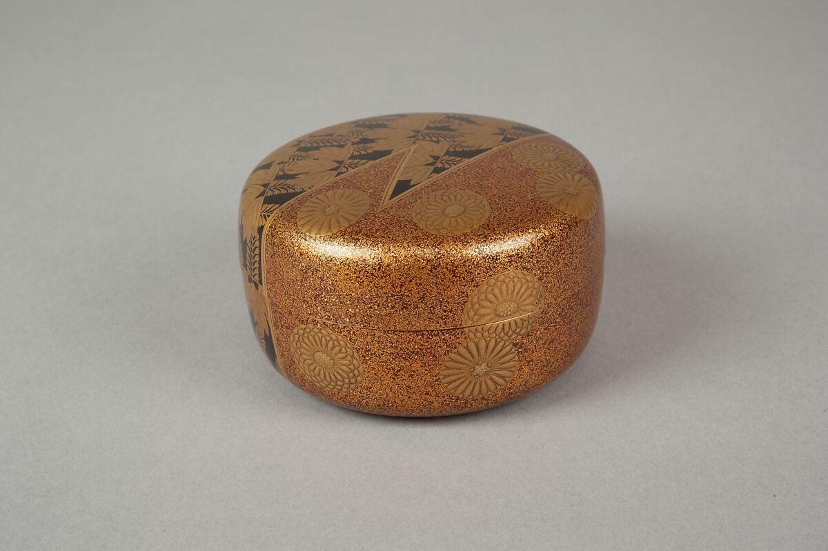 Tea Caddy, Sprinkled gold lacquer, Japan