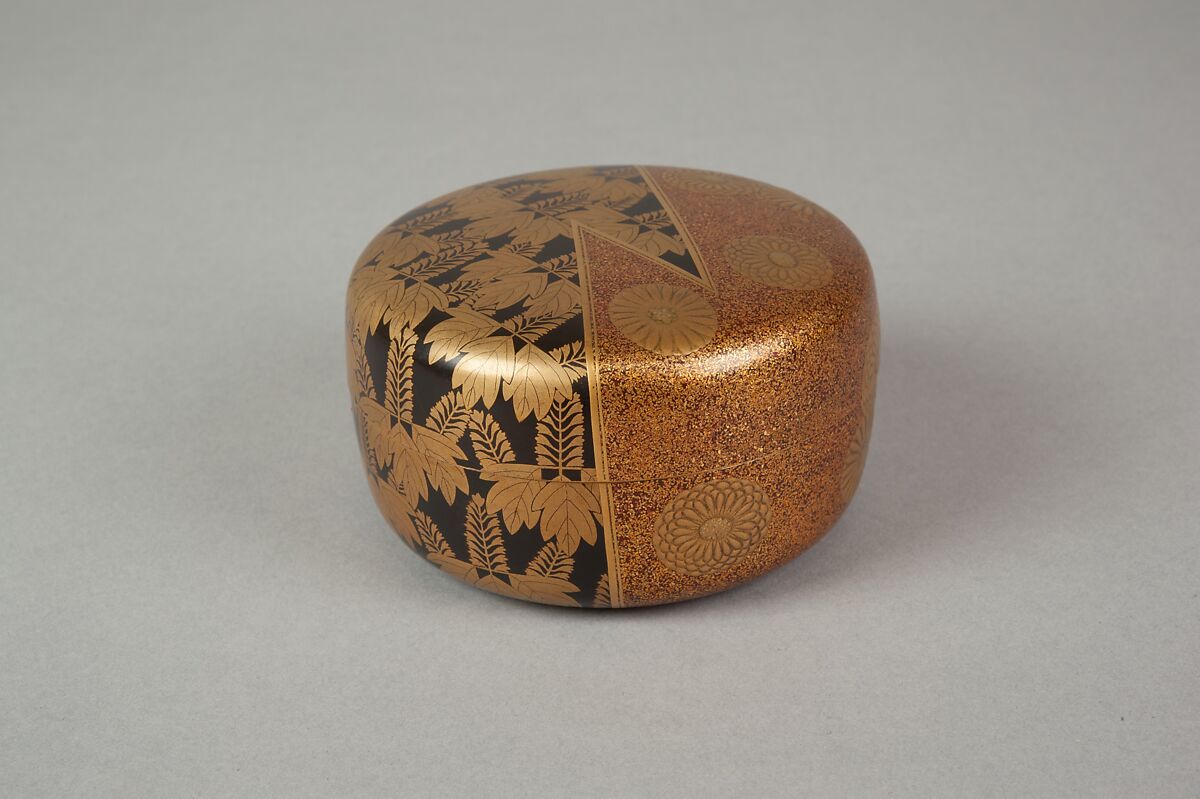 Tea Caddy, Sprinkled gold lacquer, Japan