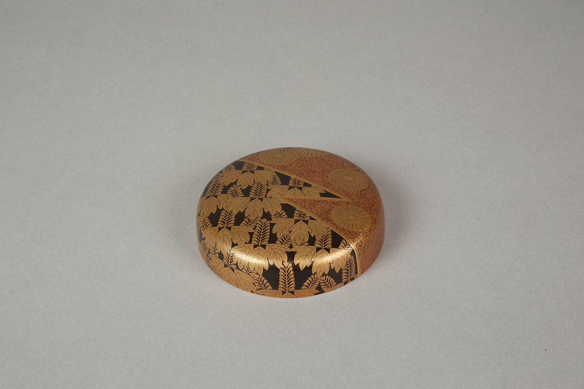 Tea Caddy, Sprinkled gold lacquer, Japan