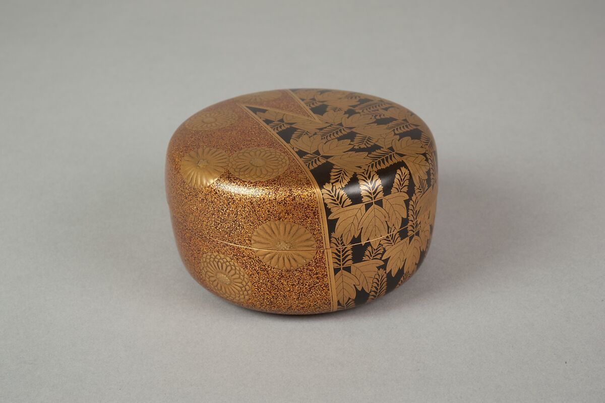 Tea Caddy, Sprinkled gold lacquer, Japan