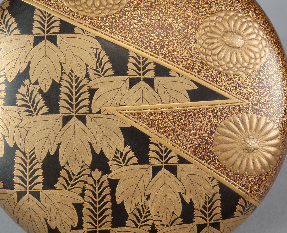 Tea Caddy, Sprinkled gold lacquer, Japan