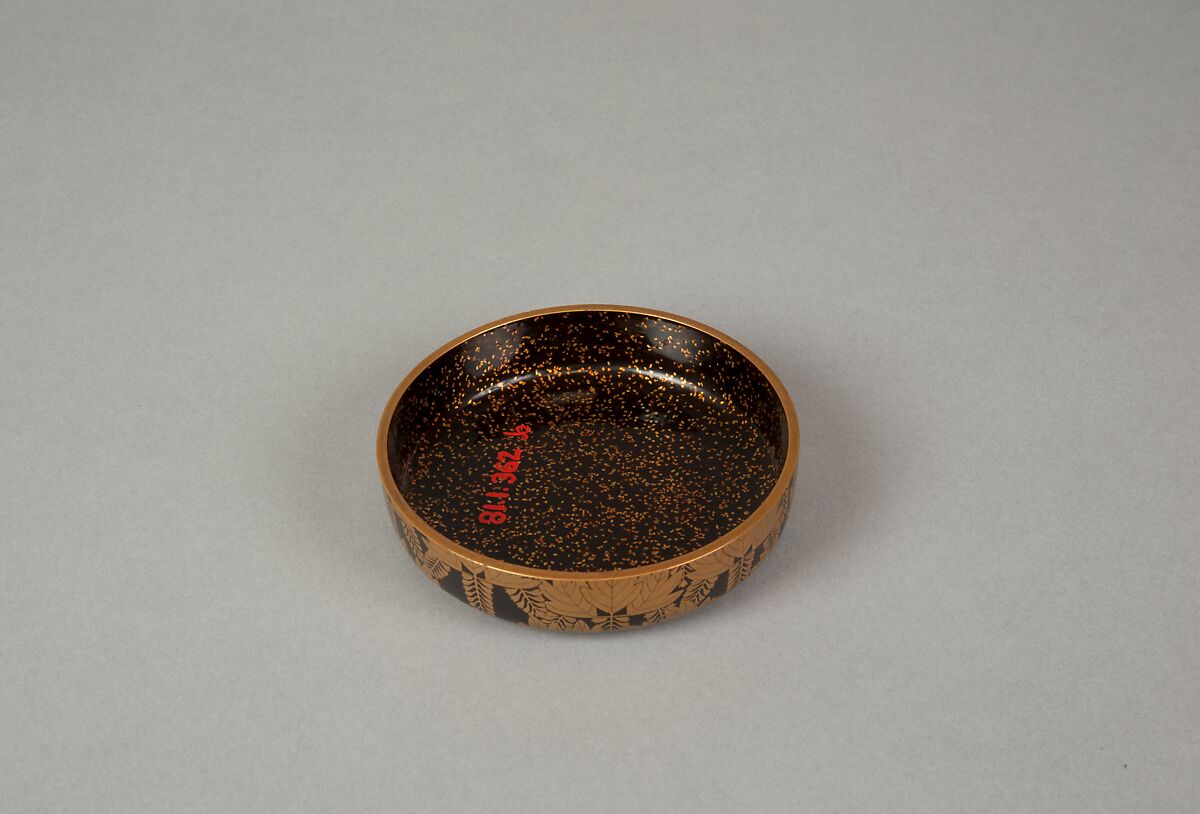 Tea Caddy, Sprinkled gold lacquer, Japan