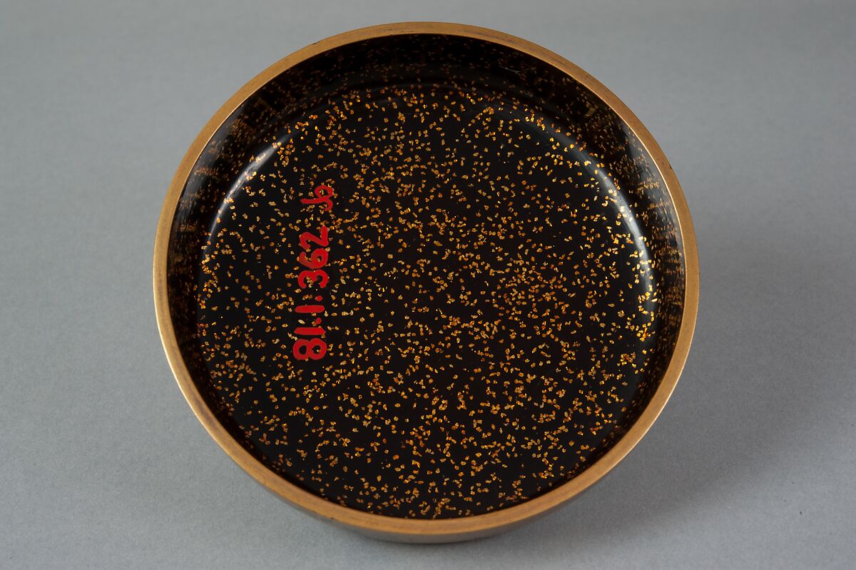 Tea Caddy, Sprinkled gold lacquer, Japan