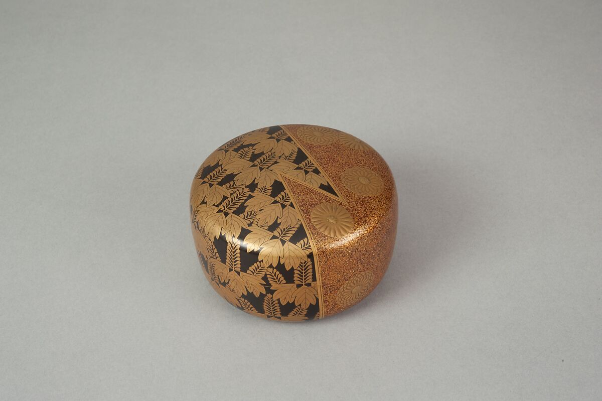 Tea Caddy, Sprinkled gold lacquer, Japan