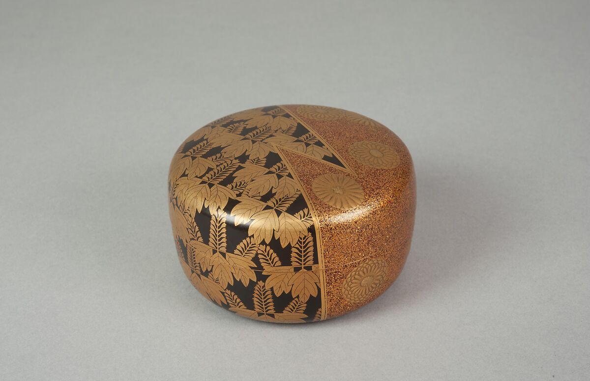Tea Caddy, Sprinkled gold lacquer, Japan