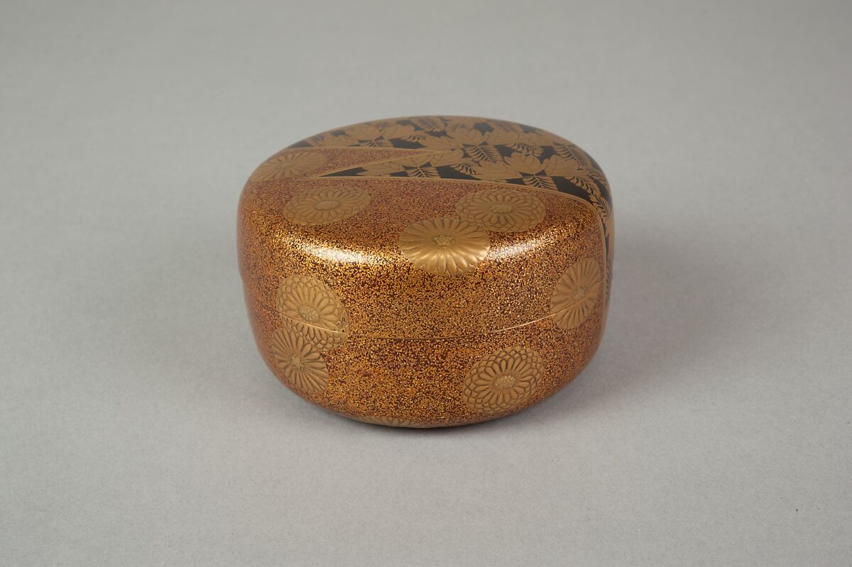 Tea Caddy, Sprinkled gold lacquer, Japan