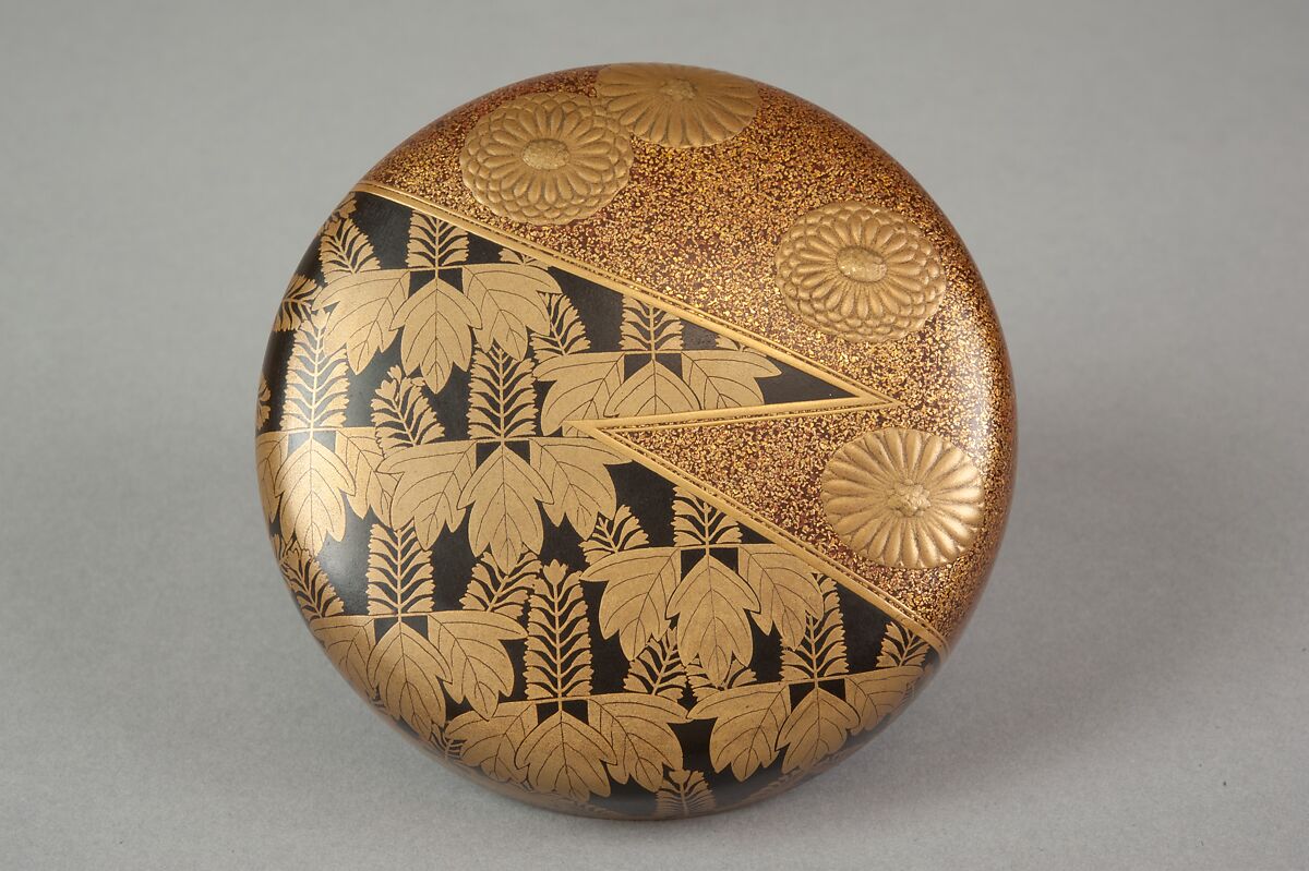 Tea Caddy, Sprinkled gold lacquer, Japan