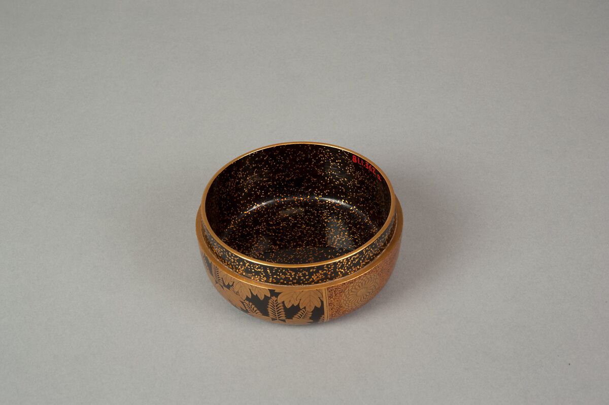 Tea Caddy, Sprinkled gold lacquer, Japan