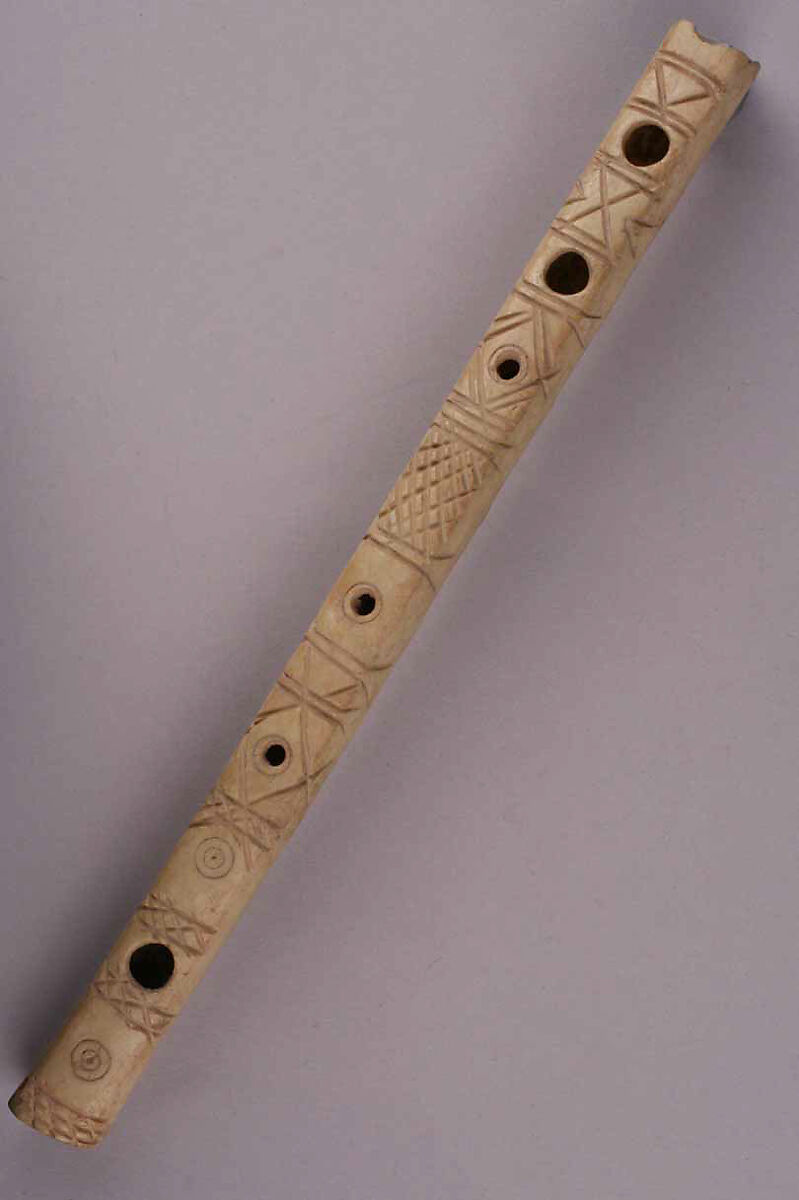 Flute, Bone; incised 