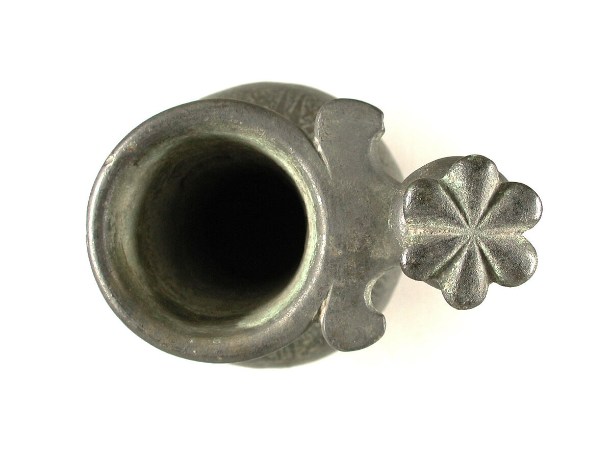 Ewer with Inscriptions and Hunting Scenes, Bronze; cast, engraved