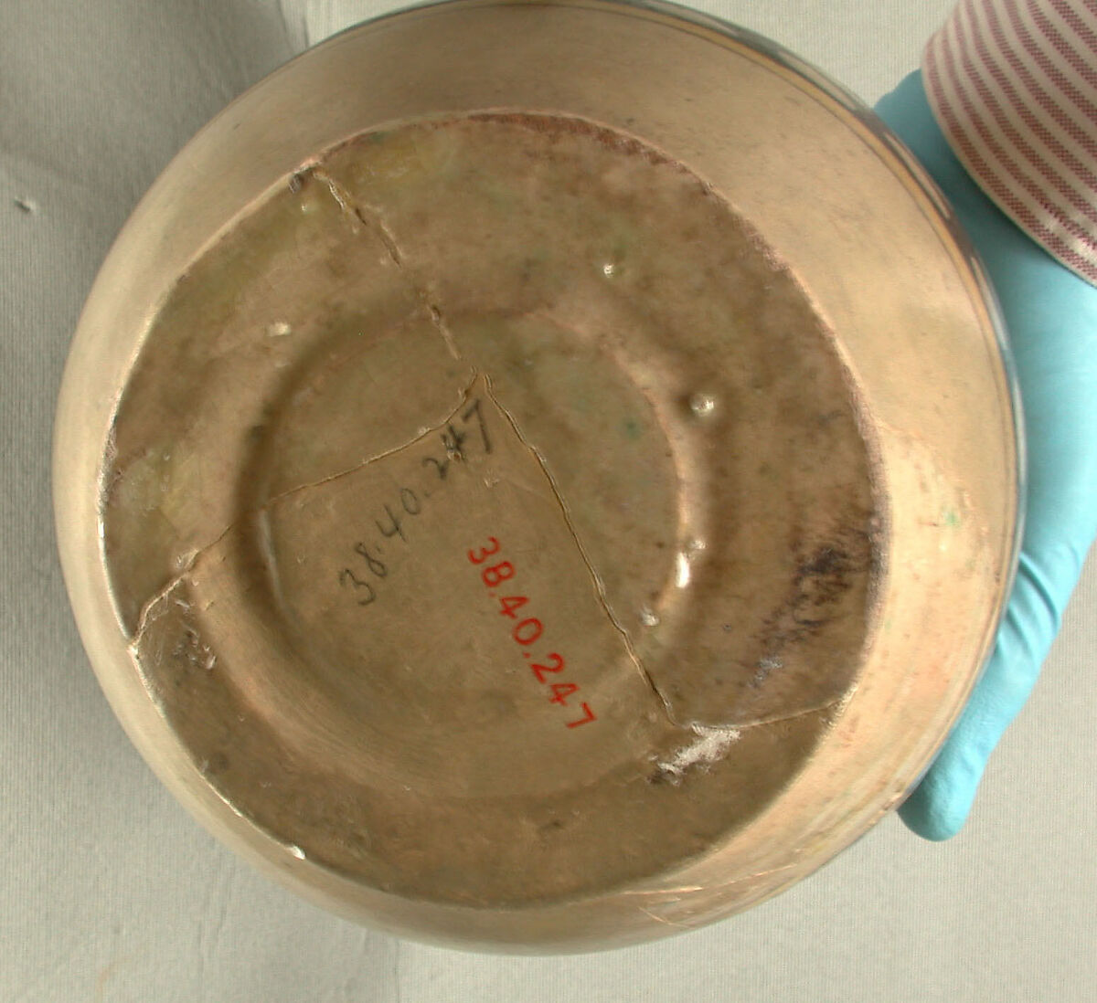 Animal-Spouted Pitcher, Earthenware; polychrome decoration under transparent glaze (buff ware)