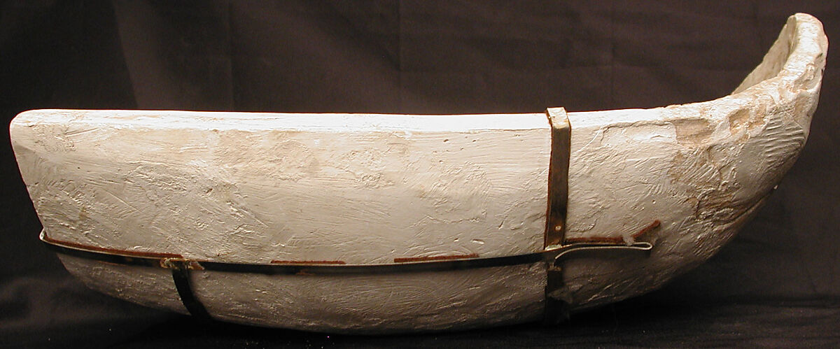 Element from a Stalactite Squinch (Muqarnas), Stucco; painted