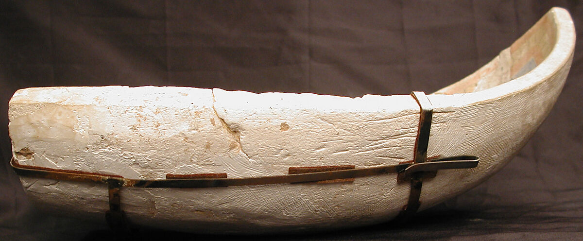 Element from a Stalactite Squinch (Muqarnas), Stucco; painted