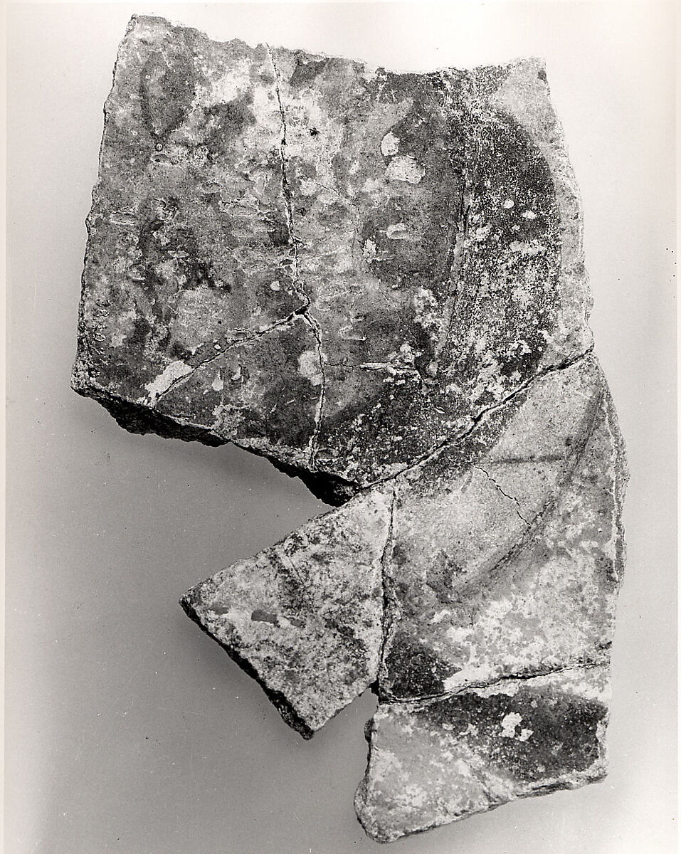 Veiled Woman, Stucco; painted